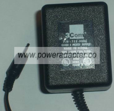 3COM 722-0004 AC ADAPTER 3VDC 0.2A POWER SUPPLY Palm Pilot