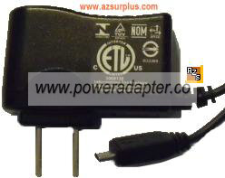 7501SD-5018A-UL AC ADAPTER 5V DC 180mA CELL PHONE CHARGER