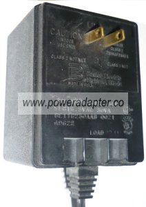 BASLER ELECTRIC BE116230AAB 0021 AC ADAPTER 5V 30VA PLUG-IN CLAS