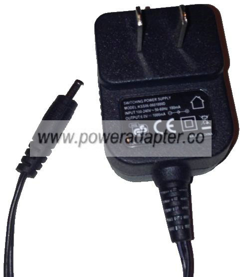 CONSWISE KSS06-0601000D AC ADAPTER 6V DC 1000mA Used