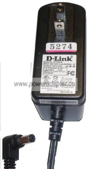 D-LINK CF15105-B AC ADAPTER 5V 2.5A AC ADAPTER Switching POWER