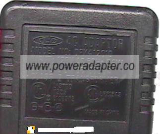 DPX412010 AC ADAPTER 6V 600mA CLASS 2 TRANSFORMER POWER SUPPLY