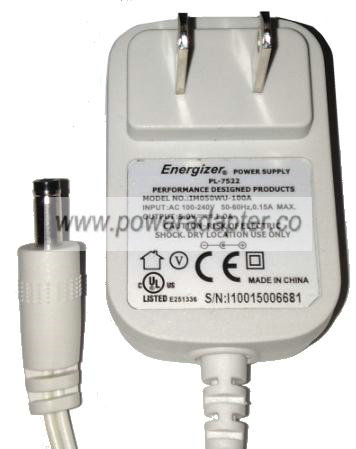 ENERGIZER IM050WU-100A AC ADAPTER 5VDC 1A NEW 1.7x5.4x9.8mm Rou