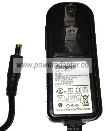 ENERGIZER JSD-2710-050200 AC ADAPTER 5VDC 2A NEW 1.7x4x8.7mm Ro