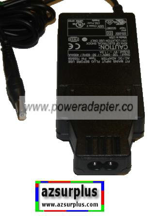 FIT MAINS FW 7555/09 AC ADAPTER 9VDC 1.5A POWER SUPPLY