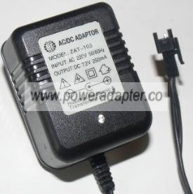 HUAZHOU ELECTORNIC ZAT-103 AC ADAPTER AC 220V 50/60Hz NEW
