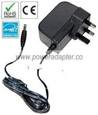 JENTEC AF1205-C AC ADAPTER 5VDC 2A -( )- 100-240vac UK Plug Used