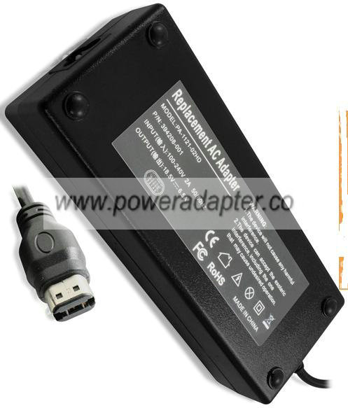 PA-1121-02HD REPLACEMENT AC ADAPTER 18.5V 6.5A LAPTOP POWER SUPP