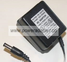 PPI-0930-UL AC ADAPTER 9V AC 300mA NEW 1.9 x 5.4 x 12.4mm