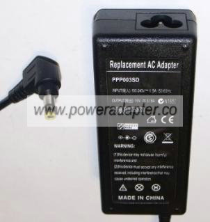 REPLACEMENT PPP003SD AC ADAPTER 19V 3.16A NEW 2.5 x 5.5 x 12mm