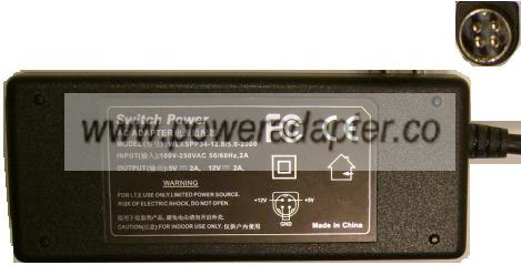 SWITCH POWER WLXSPP34-12.0/5.0-2000 AC DC ADAPTER 12V 5V 2A I.T.