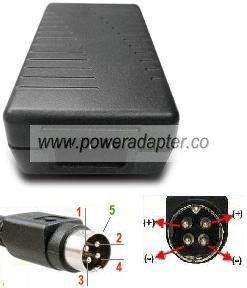 TOTAL POWER GPSU15A-1 AC ADAPTER 5VDC 2.4A 12W NEW 4PIN DIN
