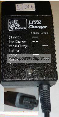 Zebra FW 751107 A AC ADAPTER 7.4VDC 0.8A 3Pin ITE POWER SUPPLY C - Click Image to Close