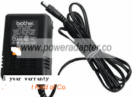 Brother A41808 AC Adapter 18vdc 700mA (-) 2x5.5mm Used 120vac P