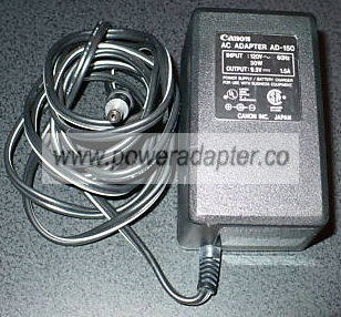 CANON AD-150 AC ADAPTER 9.5V DC 1.5A POWER SUPPLY BATTERY CHARGE