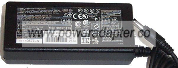 COMPAQ PA-1530-02CV AC ADAPTER 18.5VDC 2.7A NEW 1.7 x 5 x 10mm
