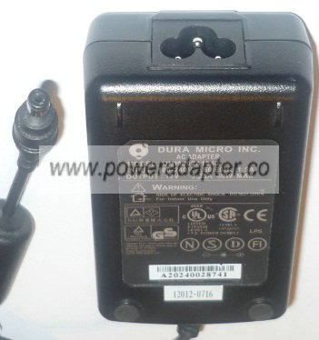 DURA MICRO DMI9802A1240 AC Adapter 12V 3.33A 40W Power Supply