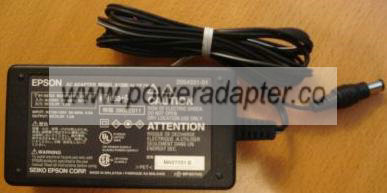 EPSON A130B AC ADAPTER 15.2V DC 1.2A 4.5x6x9.5mm STRAIGHT ROUND