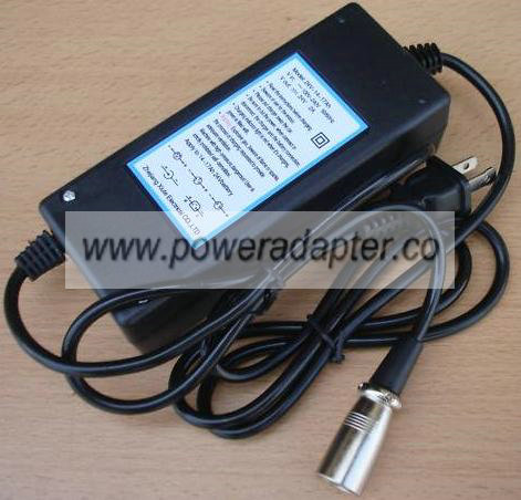 Finecom 24VDC 2A Battery Charger AC Adapter for Electric Scooter