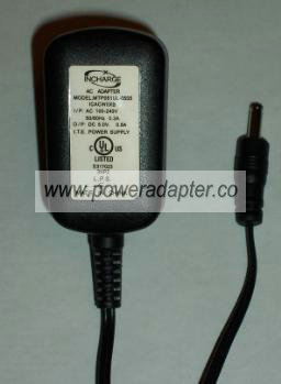 INCHARGE MTP051UL-0505 AC DC ADAPTER 5V 0.5A POWER SUPPLY