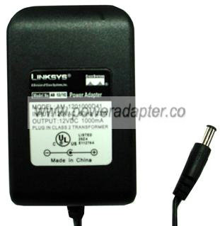 Linksys AM-1201000D41 AD12/1C AC ADAPTER 12VDC 1A POWER SUPPLY