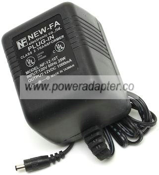 NF NEW-FA NF-12-10T AC Adapter 12VDC 1A Linear Power Supply