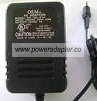 OEM AD-151A AC ADAPTER 15VDC 1A -( )- 2x5.5mm POWER SUPPLY