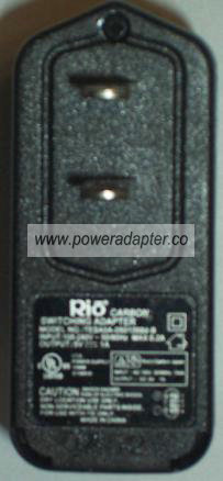 RIO TESA5A-0501200D-B AC DC ADAPTER 5V 1A USB CHARGER