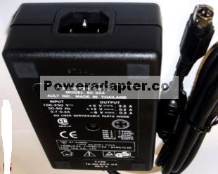 Ault SC 304 AC ADAPTER 5V 2.5A 12VDC 0.2A -8V 0.2A 4Pin ITE POWE
