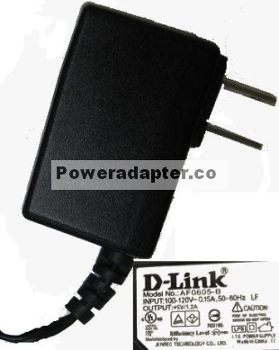 D-Link AF0605-B AC Adapter 5VDC 2A for Router Switching Power