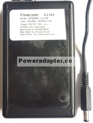 Finecom TRF000580_12J1445 AC ADAPTER 16VDC 1.5A Replacement for