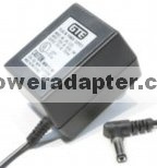 GTE DV-1220 AC ADAPTER 12V 150mA PLUG-IN POWER SUPPLY FOR TELEPH