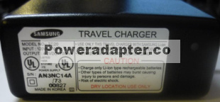 SAMSUNG TC20 Ac ADAPTER 4.2Vdc 700mA TRAVEL CHARGER CELL PHONE