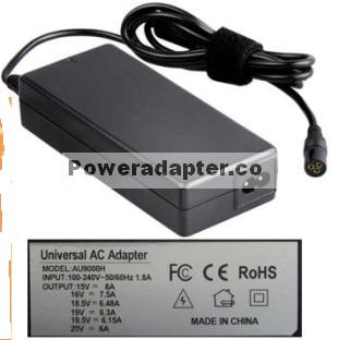 UNIVERSAL AU9000H AC ADAPTER 20V 4.5A 16V 5.6A LAPTOP POWER SUPP