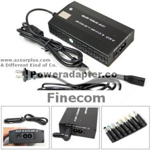 Finecom 3689 AC Adapter Ac TO DC 12V 5A -( ) 100W New Universal