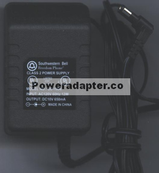 SOUTHWESTERN BELL UD-1006 AC Adapter 10V 650MA CLASS 2 POWER SUP