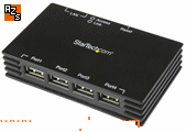 Startech USB4000IP usb server 5Vdc 2.6A 4 Port USB Used over IP