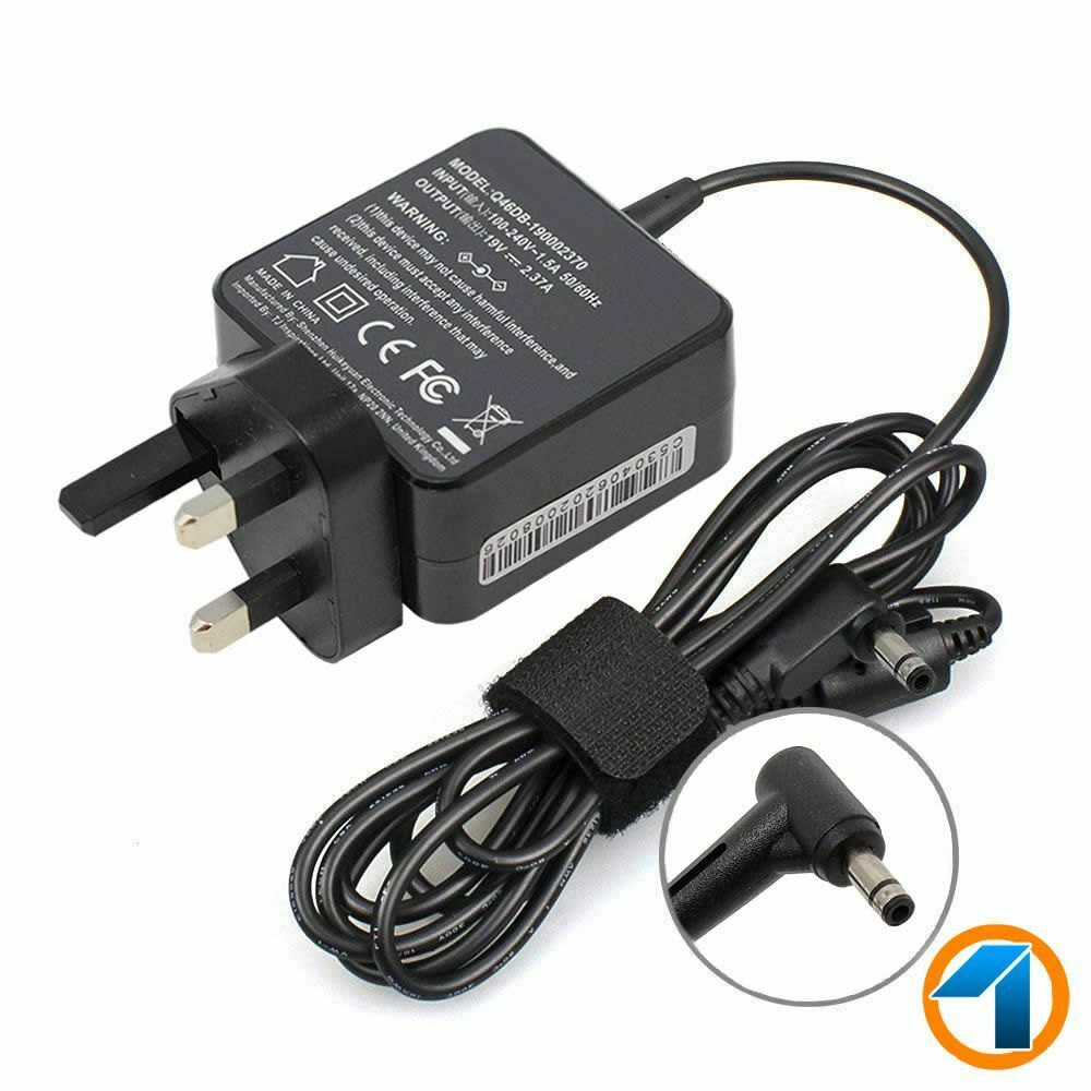 For Asus Vivobook Laptop Charger Adapter 19V 1.75A 2.37A AD883220 X553M Colour: Black Compatible Brand: For ASUS C