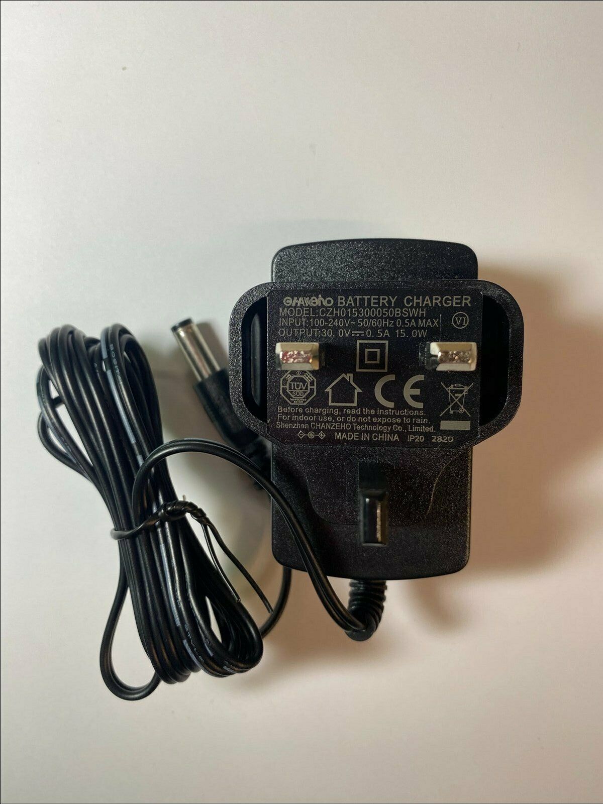 Replacement for Bosch Athlet 25.2v model AC/DC 30V Adaptor / Charger 12006118 Voltage: 30V Output Current: 500MA Typ