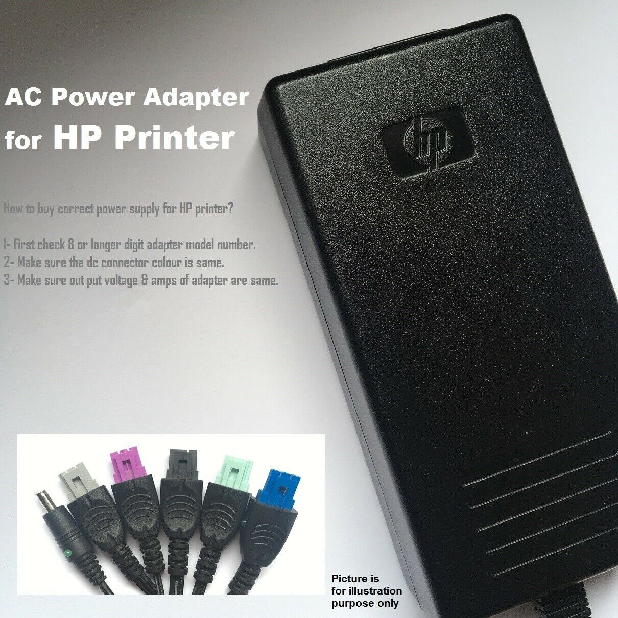 0957-2280 32V 750MA, Power Supply Adapter for HP Printer, Purple Genuine Power Supply Adapter for HP Printer. 1 Year Wa