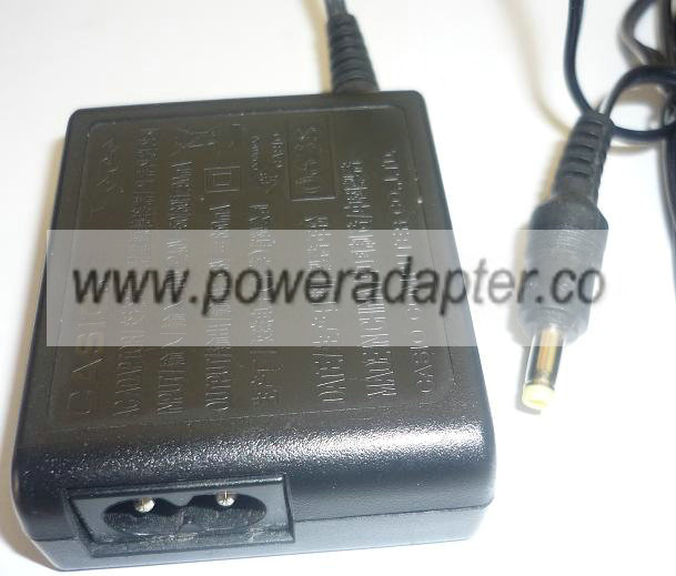 CASIO COMPUTERS AD-C52S AC ADAPTER 5.3VDC 650mA USED -(+) 1.5x4x
