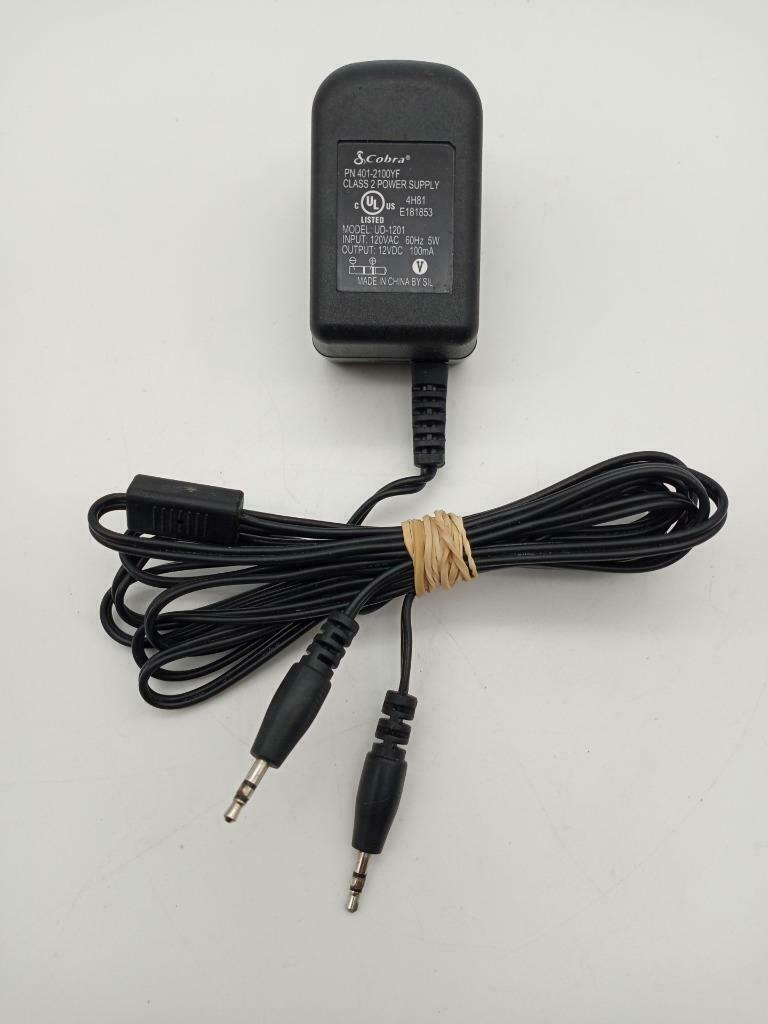 Cobra Walkie Talkie Radio AC Adapter 12v Dual Charger Power Supply UD-1201 Brand: Cobra Type: AC/AC Adapter Cable Le