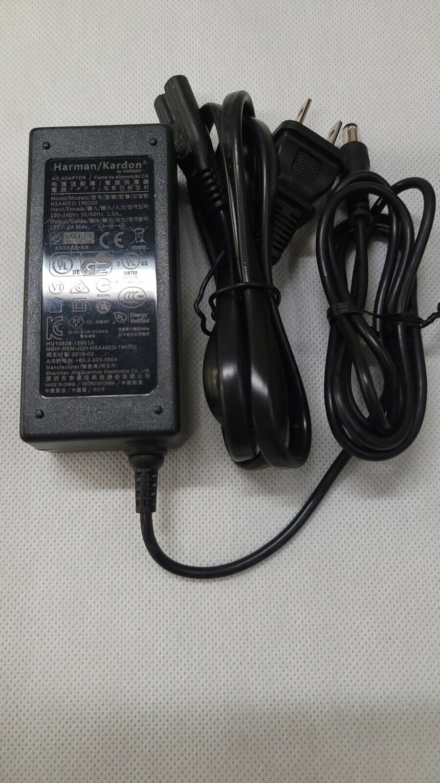 Original Harman Kardon Speaker NSA60ED-190300 AC Power Supply 19V 3A Type: AC Adapter Features: new MPN: NSA60ED-19