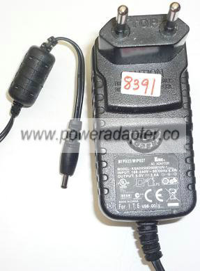 KTEC KSAD0500200W1UV-1 AC ADAPTER 5VDC 2A USED -(+) 1x1.5mm EURO