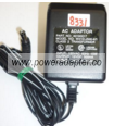 W41D-J500-4/1 AC ADAPTER 12VDC 500mA 135W USED -(+) 2x5.5mm powe