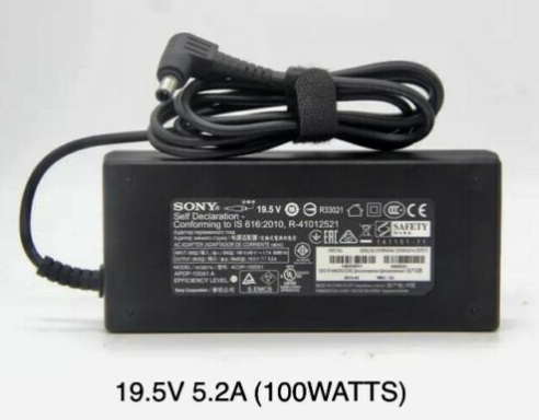 19.5V 5.2A 100 WATTS Power Adapter for Sony LCD LED TV 19.5V 5.2A 101 WATTS Power Adapter for Sony LCD LED TV This