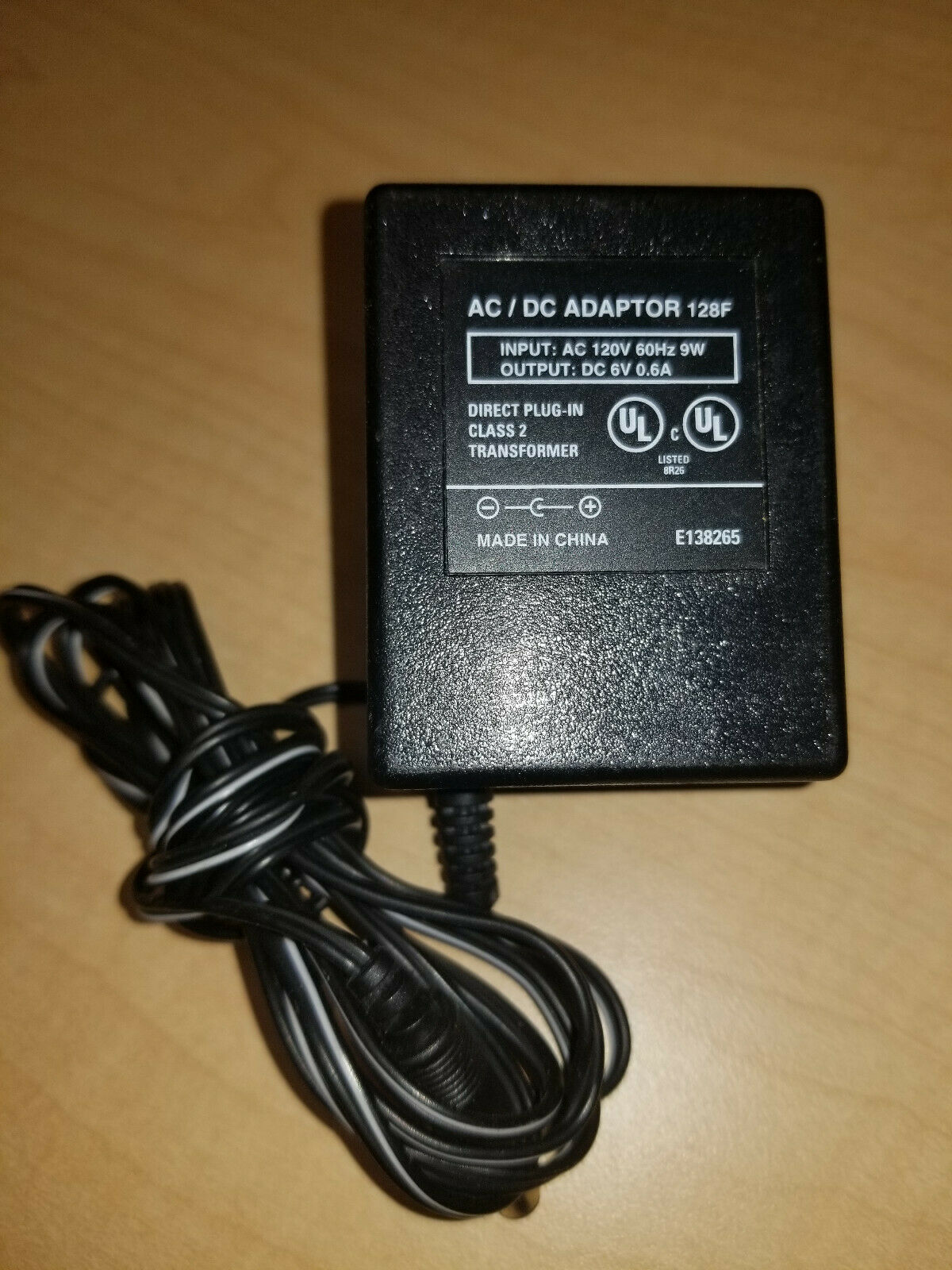 (91NK3651) 9V AC / DC Adapter Power Supply Charger (E138265) Country/Region of Manufacture: China Model: 91NK3651 Type: