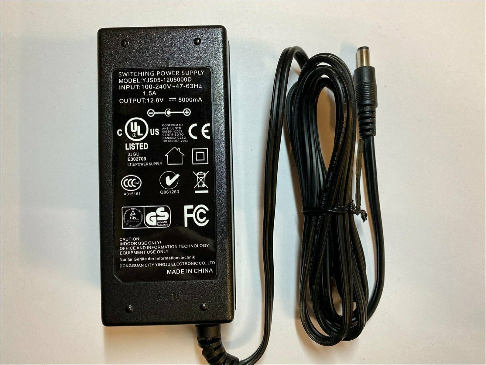 Replacement 12V 5A AC-DC Adaptor Power Supply for Gridseed Orb Miner Type: Power Adapter Max. Output Power: 75W Out