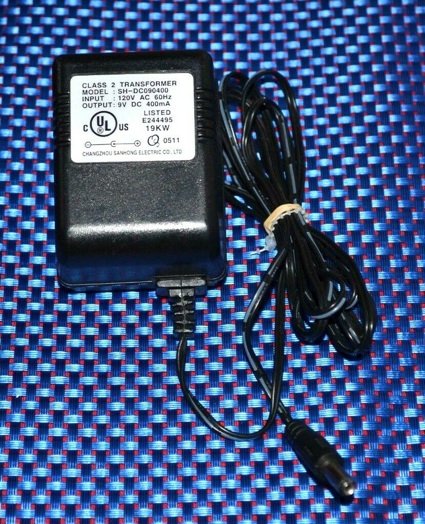 AC Power Adapter Model SH-DC090400 Input 120V 60Hz Output DC 9V 400mA OEM Plug Type: AC/AC Adapter Brand: Uniden Output