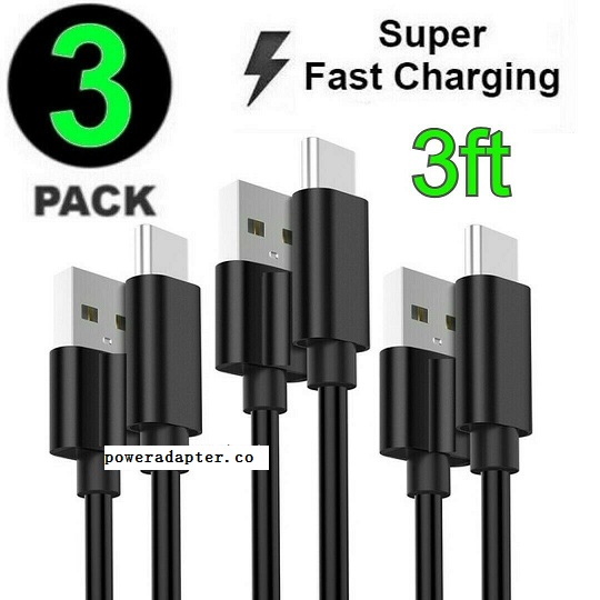 3/6Ft USB C to USB C Cable Type C Fast Charger Charging Cord For Macbook Samsung Design/Finish: PVC Compatible Brand:
